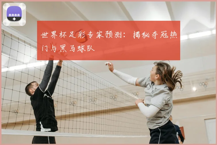 世界杯足彩专家预测：揭秘夺冠热门与黑马球队